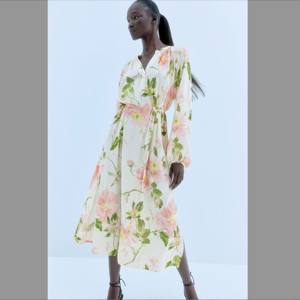 H&M Balloon Sleeve Dress